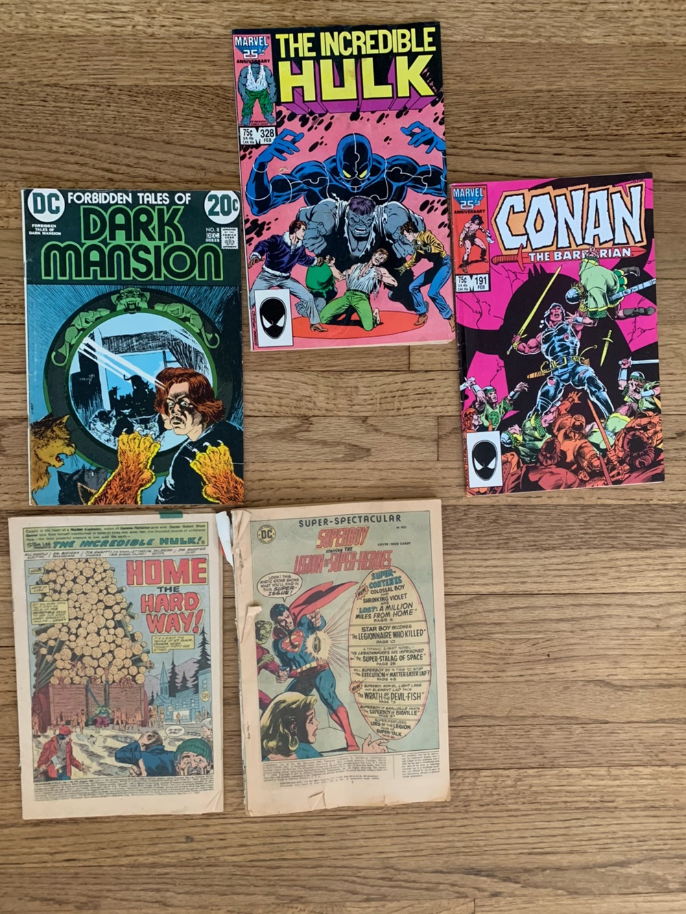 Vintage Comic Book Bundle 70s 80s Marvel DC 5 Issue Lot (Fair condition) - Picture 10 of 10